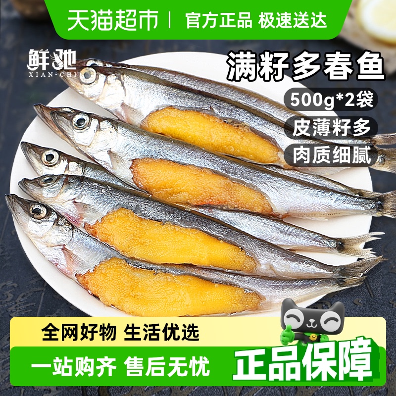 鲜驰多春鱼满籽海鲜水产