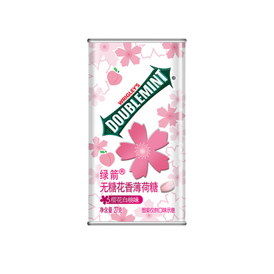 绿箭0糖香体薄荷口味糖果