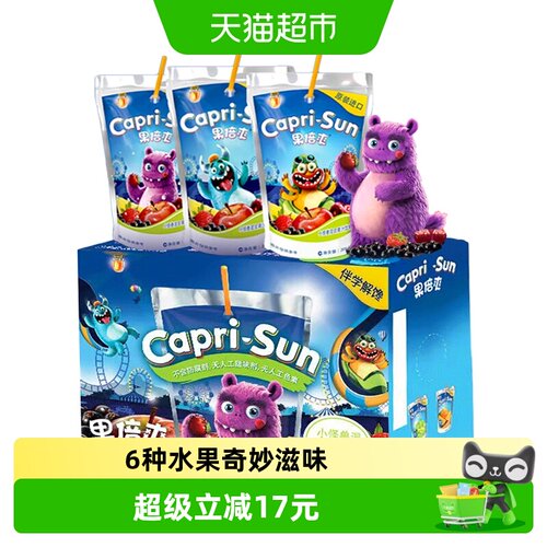 果倍爽小怪兽奇妙滋味200ml*6袋