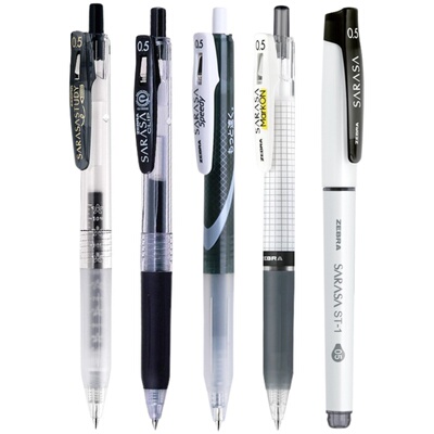 日本中性笔限定款复古按动ZEBRA