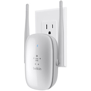 贝尔金 N600M双频WiFi无线扩展器路由中继器信号增强AP 穿墙