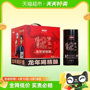 箱德系小麦白啤 轩博精酿啤酒龙年发财礼盒1.1L 4桶