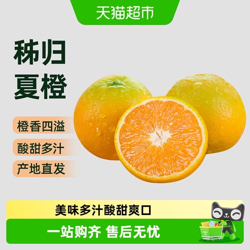 誉福园秭归夏橙富含维C酸甜多汁