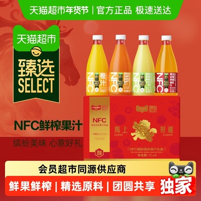 臻选鲜果榨汁NFC年货礼盒