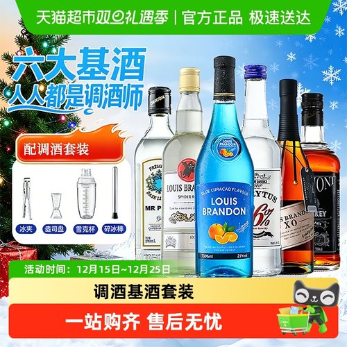 洋酒组合套装调酒基酒威士忌