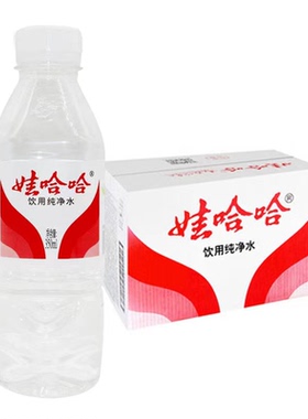 娃哈哈饮用纯净水350ml12/24瓶整箱家庭实惠装 限秒