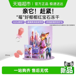 阿飞和巴弟迪士尼疯狂动物城2合作款 宝石鸡肉冻干