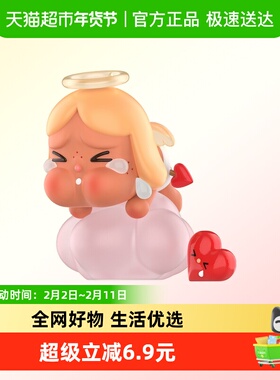 POPMART泡泡玛特CRYBABY爱神的眼泪系列手办盲盒礼物摆件
