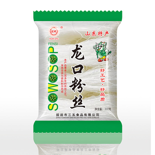 环珠龙口粉丝300克凉菜火锅白粉丝扇贝粉丝袋装山东特产粗粮营养
