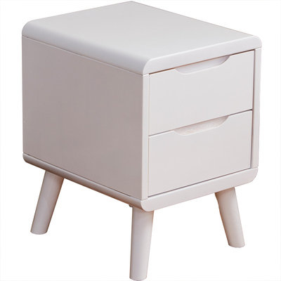 北欧式简易床头柜40cm宽全实木简