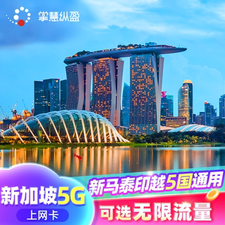 亿点 新加坡4G/5G电话卡手机上网卡新马泰印通用旅游可选无限流量