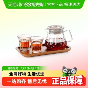 Coo手冲咖啡分享壶套装 Bin 单品鉴杯高硼硅玻璃咖啡分享壶
