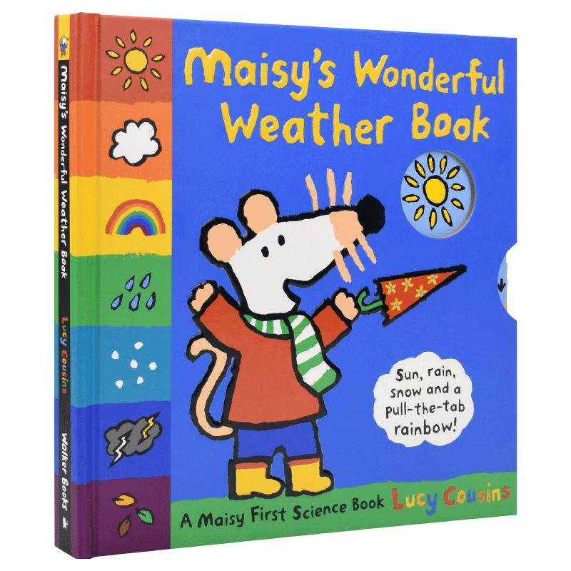 Maisy's Wonderful Weather Book 小鼠波波识天气 趣味启蒙英语绘本 机关操作书 英文原版绘本 正版进口儿童图书