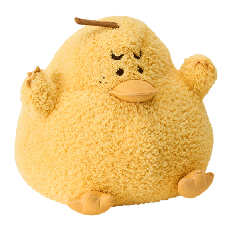 鸭梨坐姿系列女生毛绒公仔