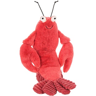 英国Jellycat拉里龙虾公仔 Larry 寄居蟹 红螃蟹 皮皮虾毛绒玩偶