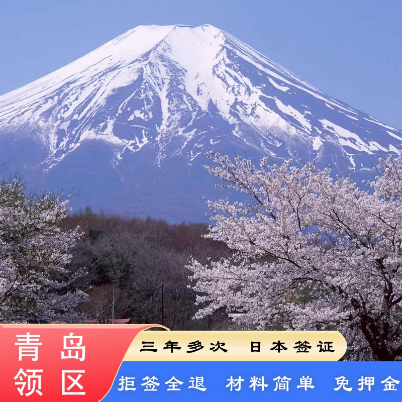 日本·三年多次旅游签证·青岛送签·日本三年多次加急-山东领区济南青岛潍坊泰安临沂，可简化