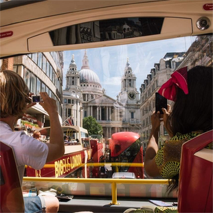 [Big Bus London 伦敦随上随下观光巴士-发现之旅]英国伦敦bigbus  日间24小时随上随下巴士+泰晤士游船