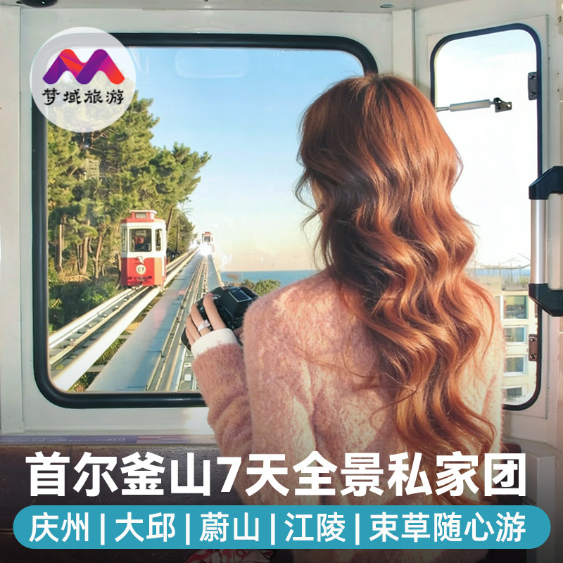 赠团签纯玩私家团·韩国旅游首尔釜山大邱蔚山7天跟报团游半自由