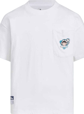 【自营】adidas阿迪达斯大童运动休闲短袖T恤JM7993