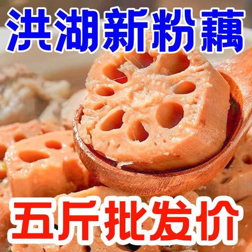 湖北洪湖现挖大粉藕煲汤粉糯香甜不打膨大剂不漂白应季食材