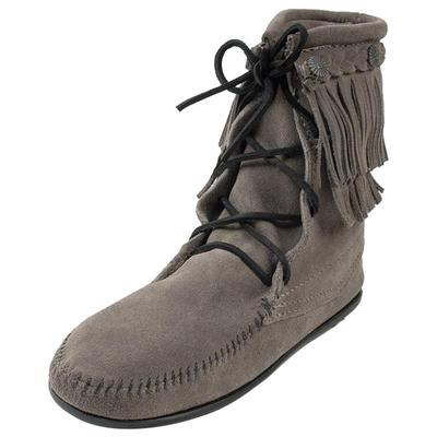 MINNETONKA时尚流苏短靴系带款