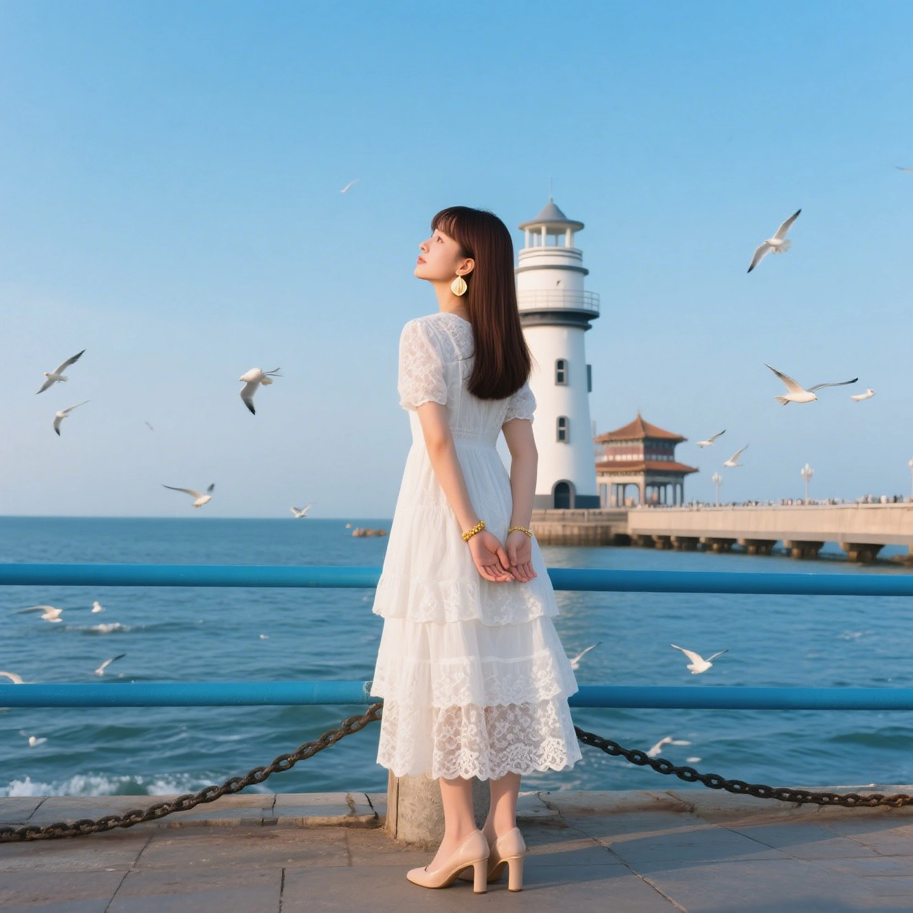 青岛【栈桥】【现场收片全精修】摄影师生日亲子跟拍情侣