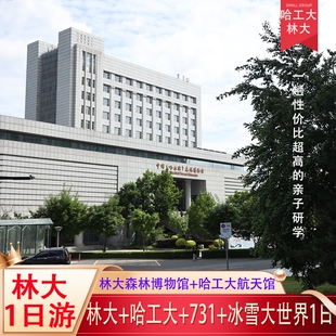 东北林业大学森林博物馆+哈工大航天馆+731陈列馆+冰雪大世界1日