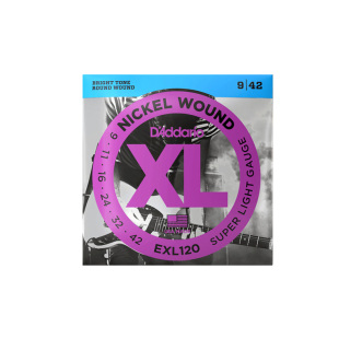 美产 达达里奥电吉他弦EXL120 110一套6根套装吉它琴弦NYXL 09 10