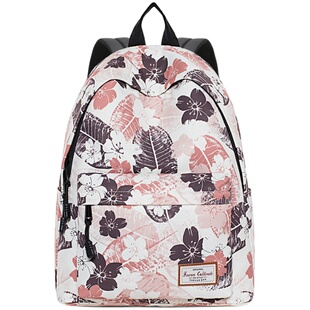 Forever cultivate书包中学生初中生大容量女校园背包印花双肩包