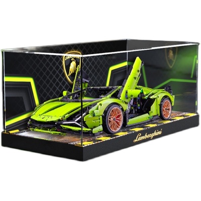 兰博基尼sianfpk闪电展示柜乐高