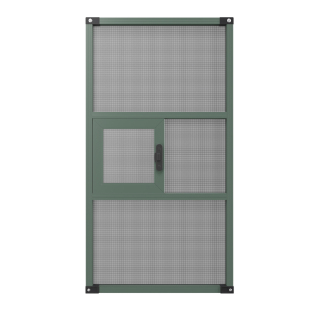 外平开金刚网纱窗防盗纱窗网自装家用推拉式铝合金免打孔防蚊沙窗