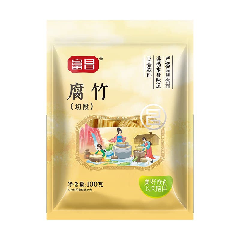 富昌腐竹段味纯清香100g图片