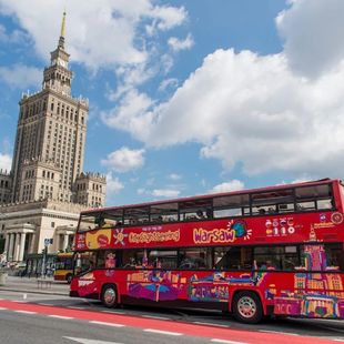 波兰华沙旅游伏特加博物馆POLIN犹太历史博物馆随上随下观光巴士