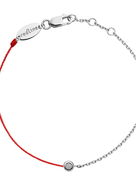 mini红绳女士钻石猫咪手链