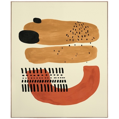 抽象沙发背景墙大气风客厅装饰画