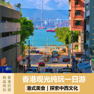 香港旅游中西文化纯玩一日游太平山星光大道天星小轮港式午餐跟团