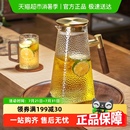 包邮 格娜斯轻奢玻璃冷水壶大容量开水瓶凉水壶耐高温透明茶壶