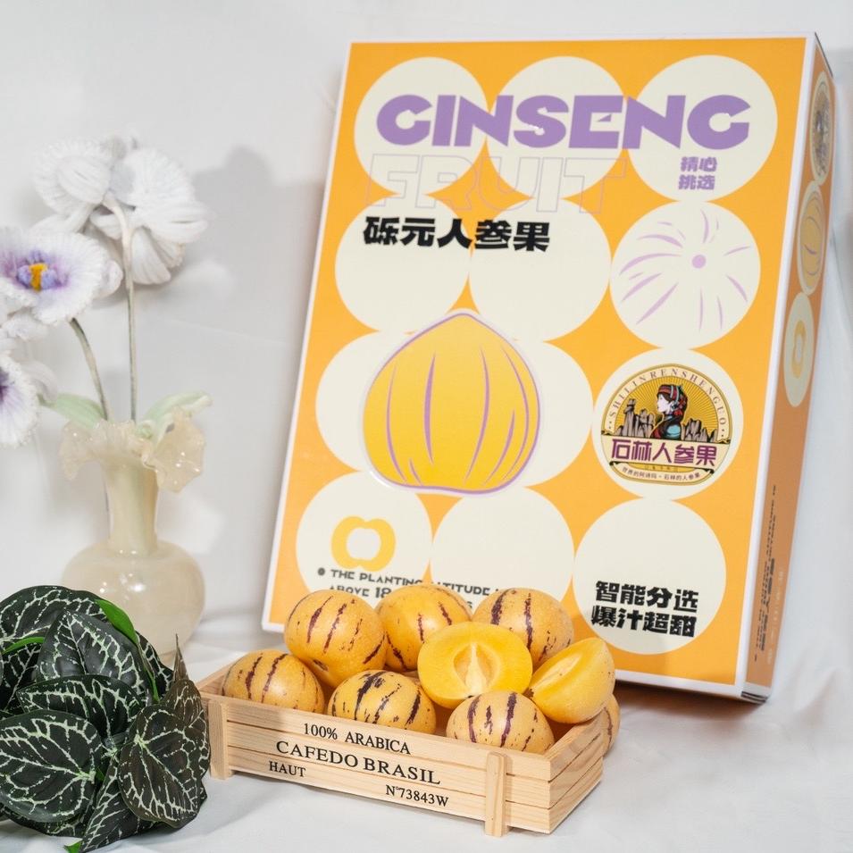 砾元礼盒云南石林全树熟人参果圆果大果