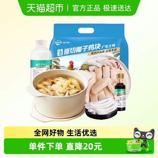 温氏110天椰子鸡火锅套餐2 散养土鸡切块广东土鸡 3人份1.25kg