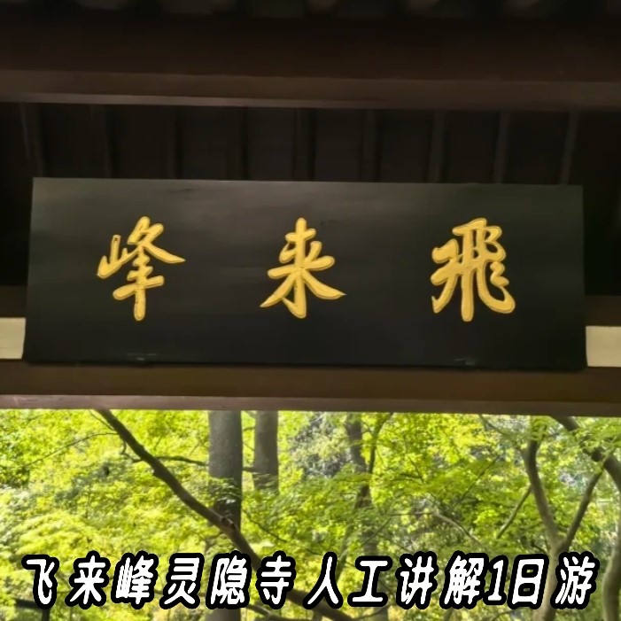杭州灵隐寺+灵隐飞来峰门票【含素斋自助+人工讲解1日游】