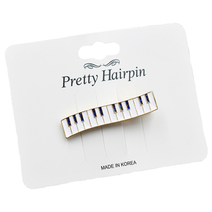 创意高音谱号发夹八分音符边夹钢琴键盘琴键吉他音乐饰品小礼物