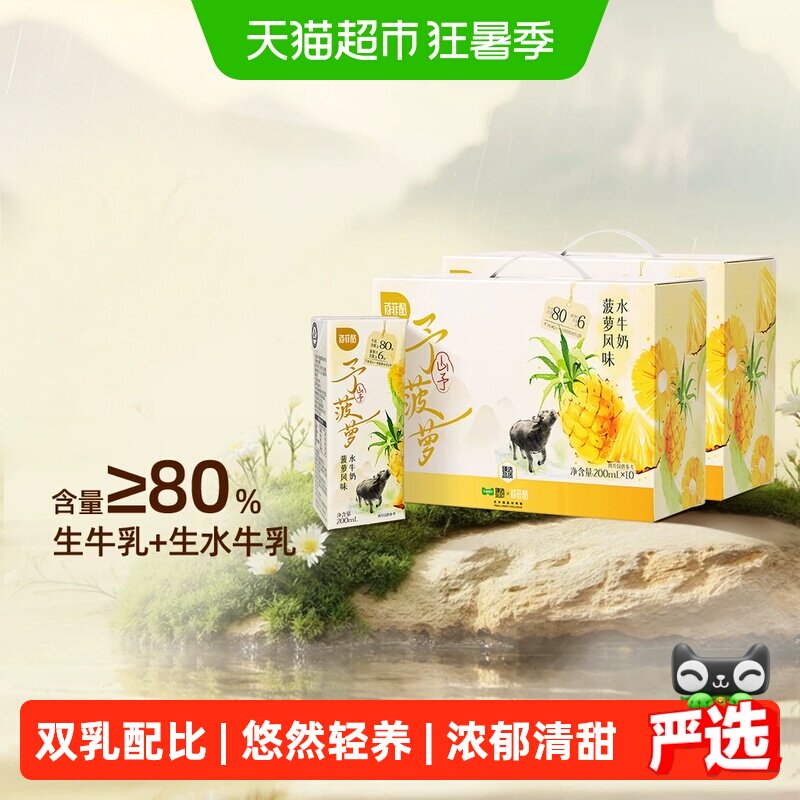 百菲酪菠萝风味水牛奶