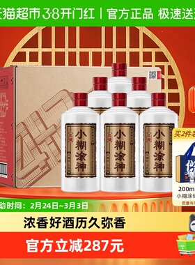 小糊涂仙白酒小糊涂神佳酿52度600ml*6整箱装浓香型白酒送礼小酌