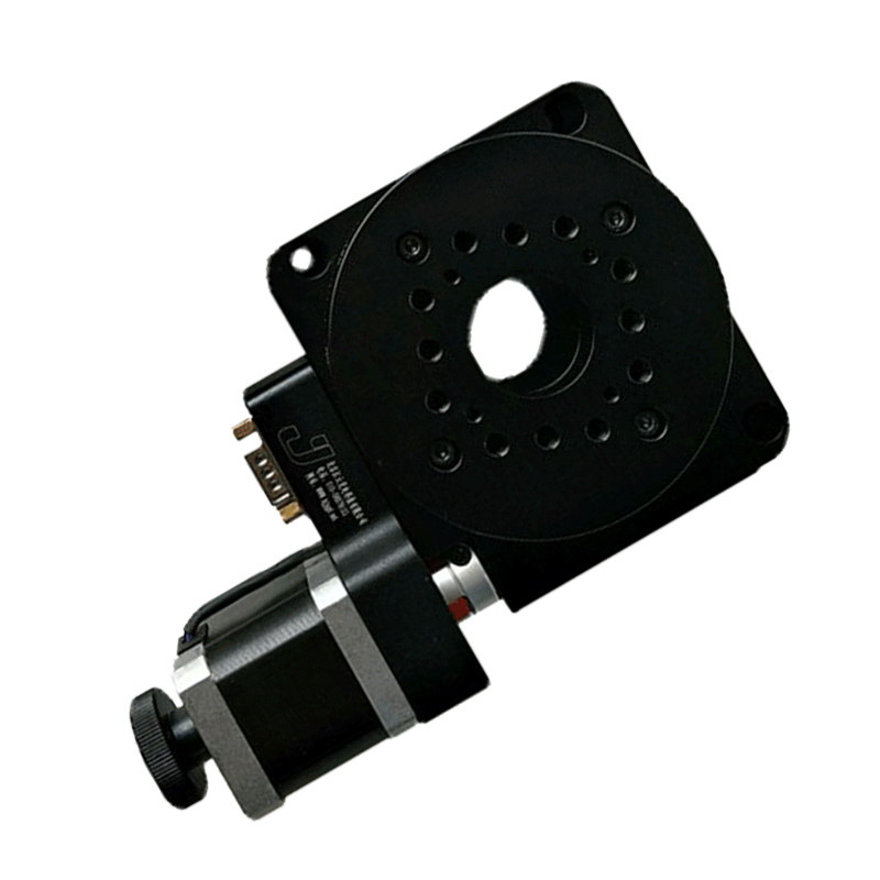 江云光電 電動旋轉臺Y200RA100電控旋轉工作臺轉臺角度臺分度