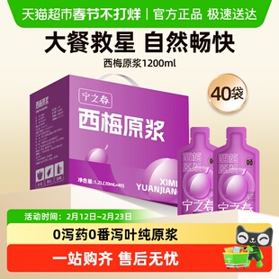 宁之春西梅原浆100%纯原浆大餐救星西梅汁果蔬汁礼盒正品