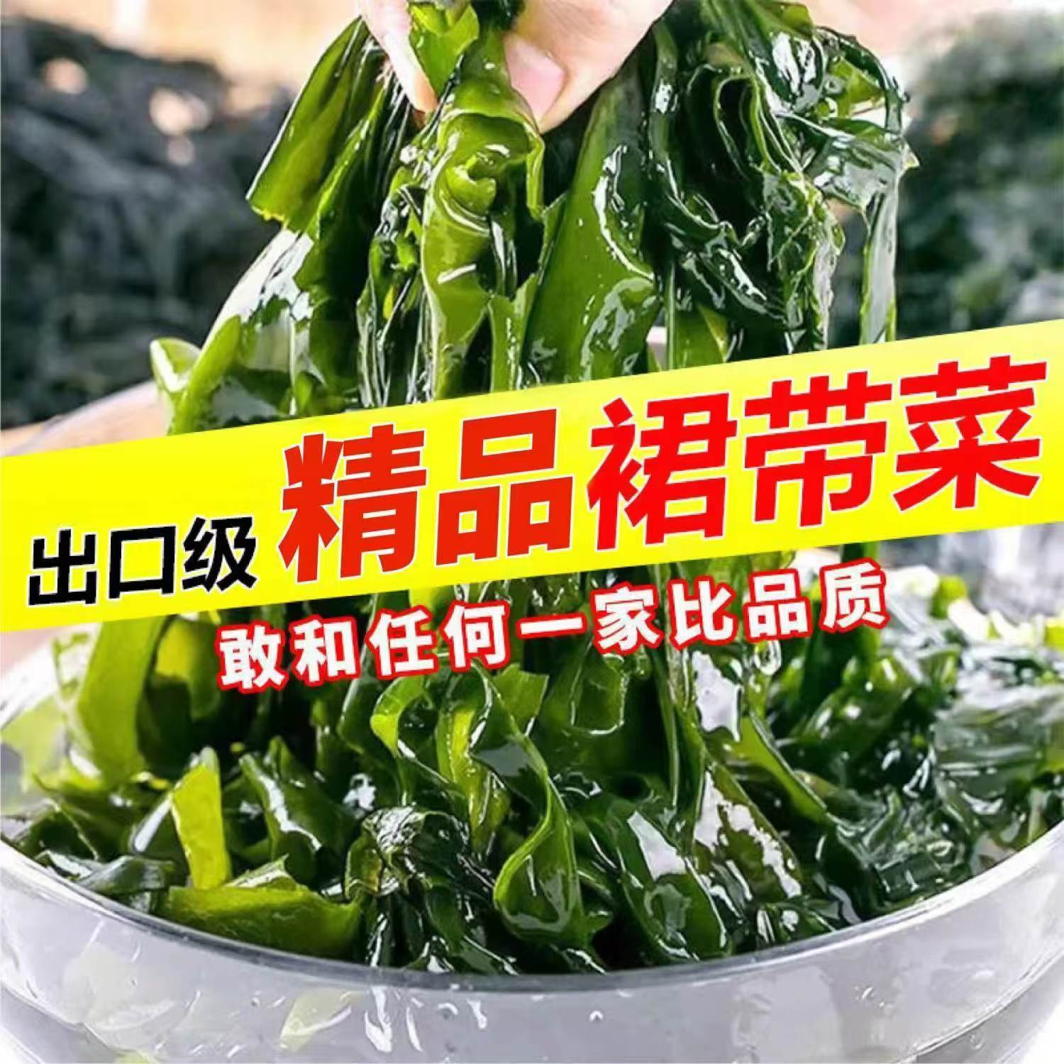 商用盐渍裙带菜海白菜海藻菜海带裙带菜凉拌菜麻辣烫火锅食材