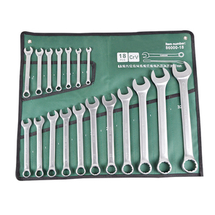 开口梅花两用扳手套装6-32全套组合五金工具套装呆梅双用汽修扳手