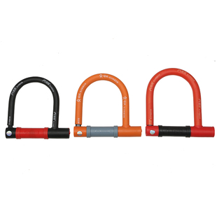 好汉u型防盗锁电动摩托车锁电瓶车山地自行单车抗液压剪锁防撬U形
