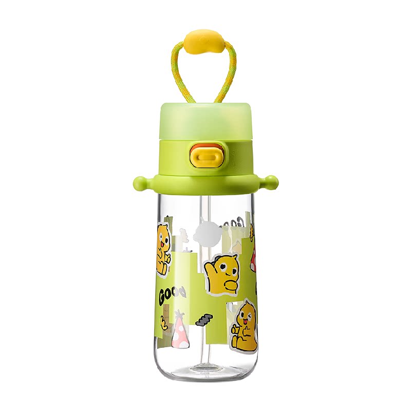 babycare儿童吸管直饮杯650ml