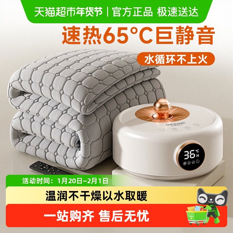水暖电热毯子水循环电褥子单人双人2025新款家用安全水热毯新型式,生活电器,水暖毯/水循环加热毯,淘宝优惠券,粉丝福利购,淘宝优惠卷